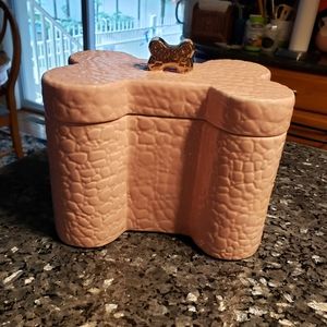 Ceramic dog cookie jar